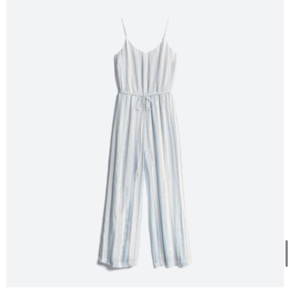 Striped summer jumpsuit